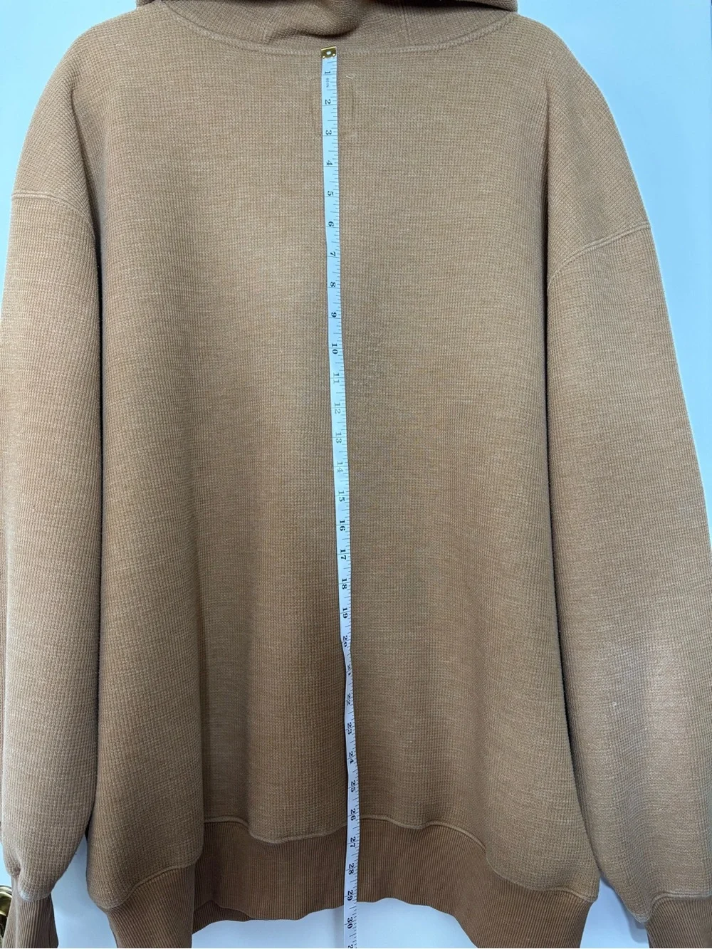 2XL Dickies Men’s Zip-Up Hooded Sweater Jacket in Tan Brown
